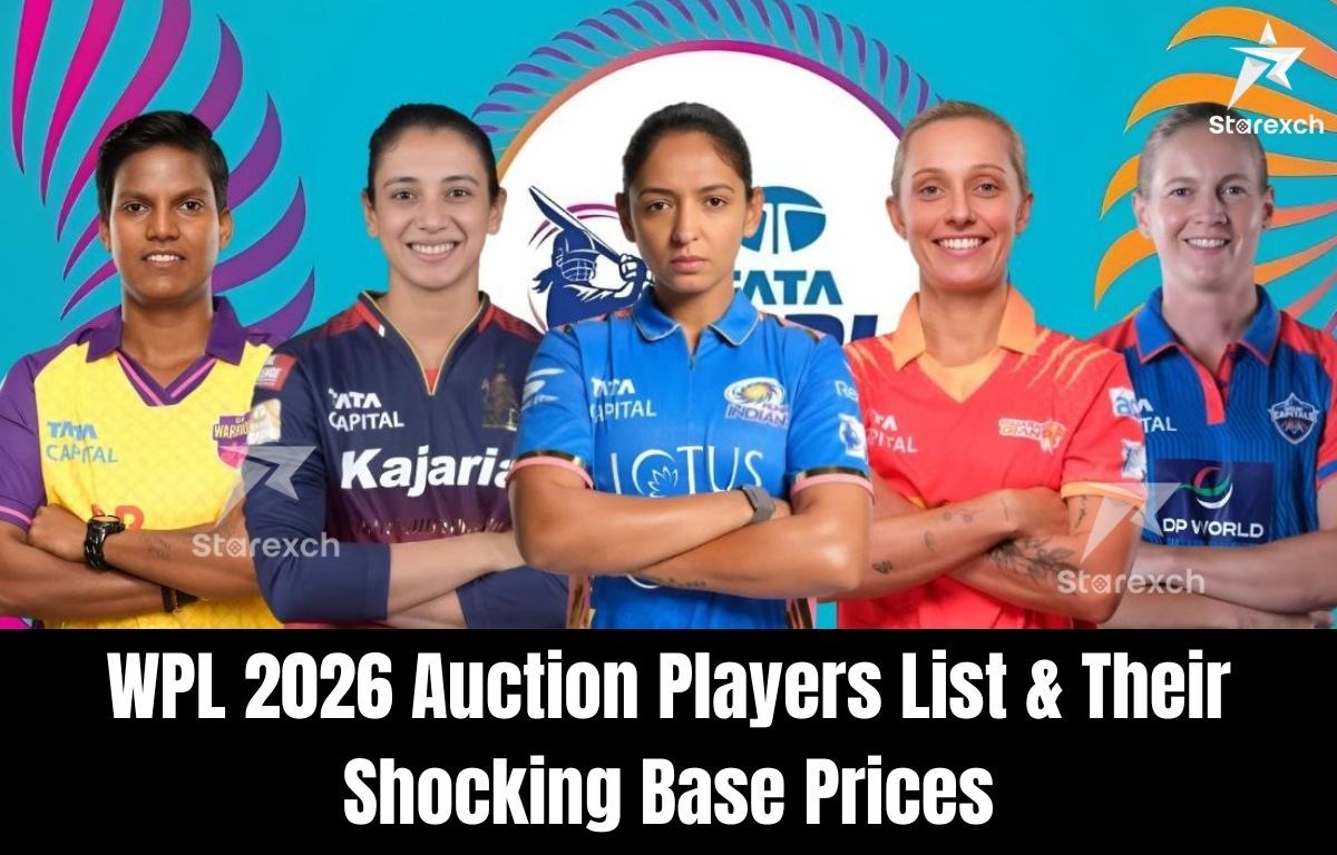 WPL 2026 Auction Players List & Base Prices Revealed