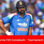 Rohit Sharma T20 Return: Tournament Details Revealed