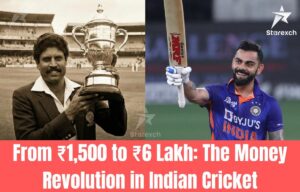 evolution of cricket earnings in India