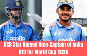 RCB star as vice captain U19