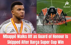Mbappe refuses guard of honour