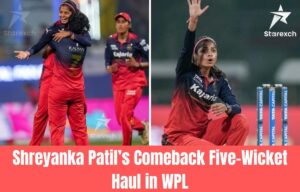 Shreyanka Patil 5 Wicket Haul