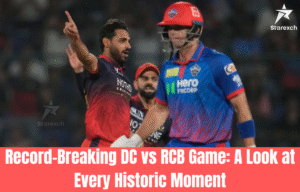 records in the DC vs RCB game