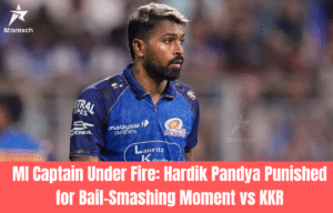Hardik Pandya Fined