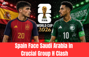 Spain vs Saudi Arabia match preview for FIFA World Cup 2026 Group H match at Mercedes-Benz Stadium.