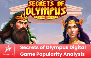 Secrets of Olympus digital game featuring Greek mythology symbols, Zeus-inspired visuals, ancient temples, and colorful puzzle elements.