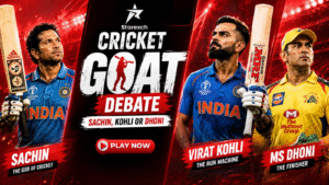 Cricket GOAT debate between Sachin Kohli and Dhoni