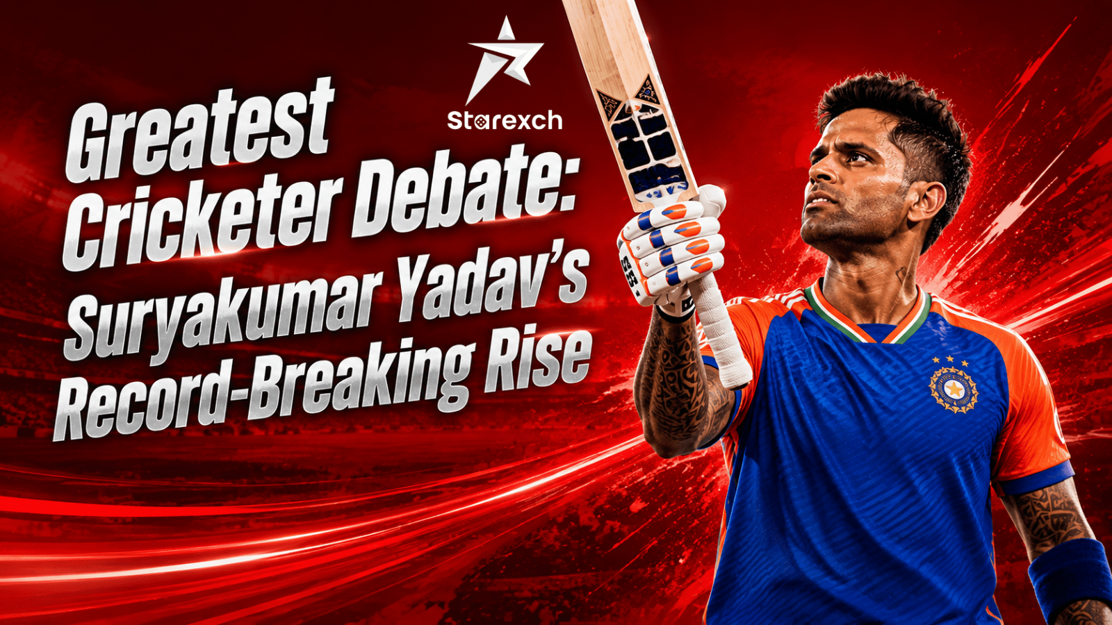 Suryakumar Yadav in action during the Greatest Cricketer Debate